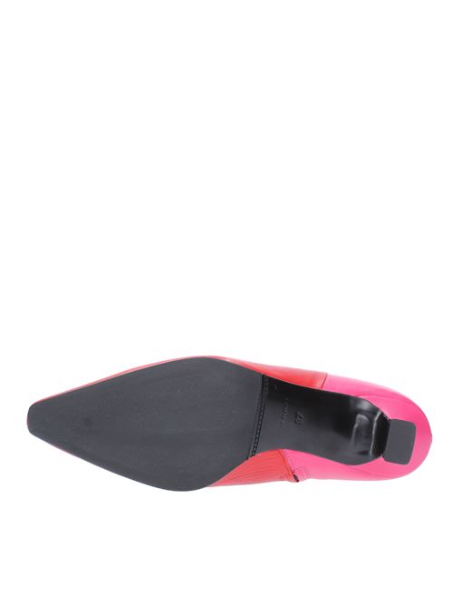 Leather ankle boots ISABEL FERRANTI | L387ROSSO-ROSA